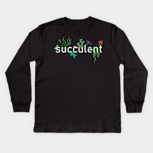 Succulent Kids Long Sleeve T-Shirt